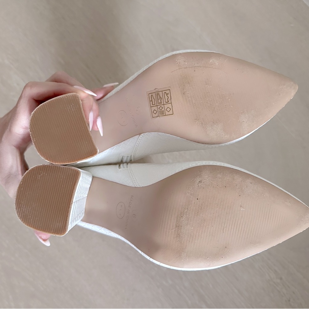 Plt White Croc Booties - image 8